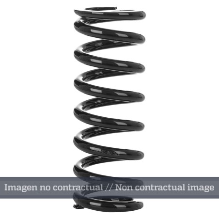 Muelle de amortiguador trasero YSS lineal negro 56-75-185