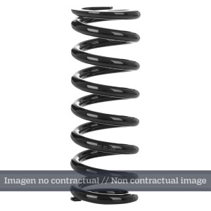 Muelle de amortiguador trasero YSS lineal negro 56-95-165