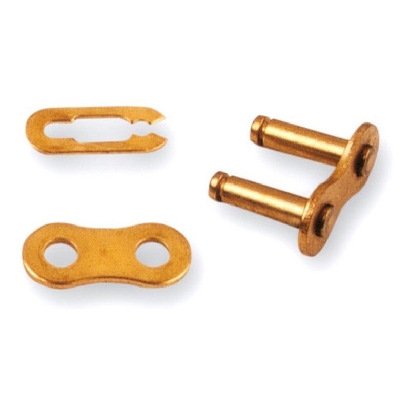 Enganche de cadena KMC cierre rápido 428 oro