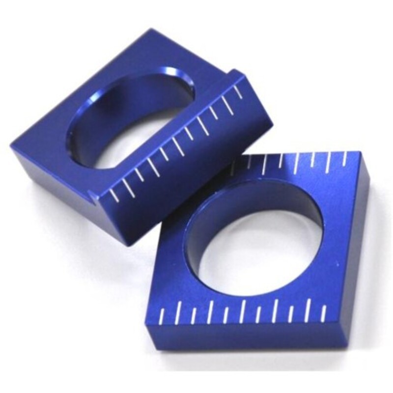 Tensores de eje trasero Yamaha azul V PARTS