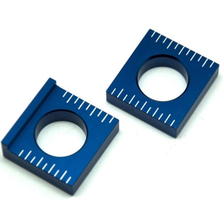 Tensores de eje trasero Yamaha azul V PARTS