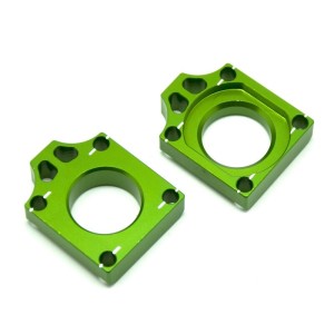 Tensores de eje trasero Kawasaki verde V PARTS