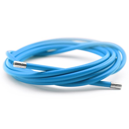 Funda cable acero laminado Ø5 Azul 2m