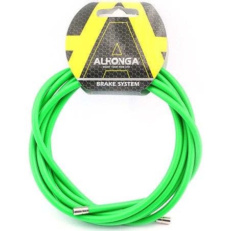 Funda cable acero laminado Ø5 Verde 2m
