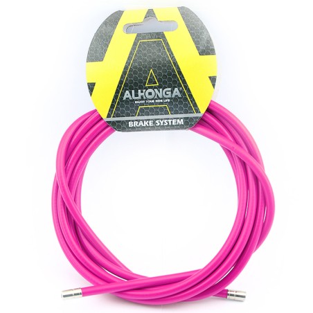 Funda cable acero laminado Ø5 Rosa 2m