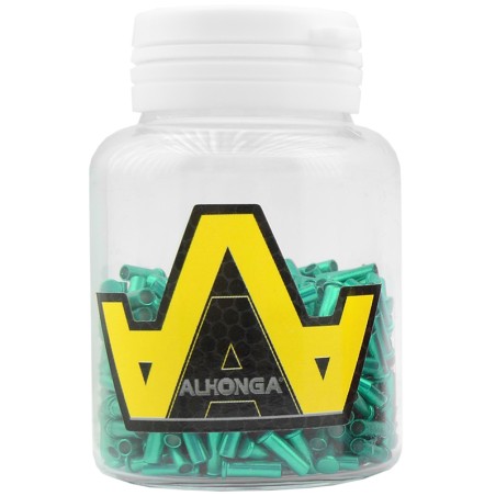 Terminal cable aluminio Ø2 Verde