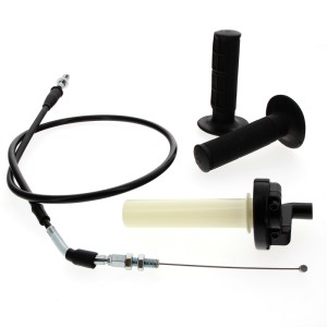 Puños Bihr KIT LTR450 '06 con acelerador CR-PRO+REV color gris para...