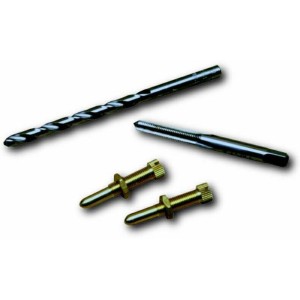 Kit instalación tornillos de ralentí + broca + macho Motion Pro par...