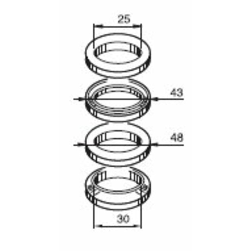 Kit rodamientos de columna de dirección BUZZETTI
