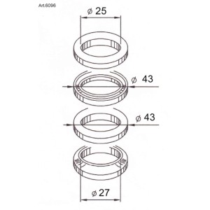 Kit rodamientos de columna de dirección BUZZETTI
