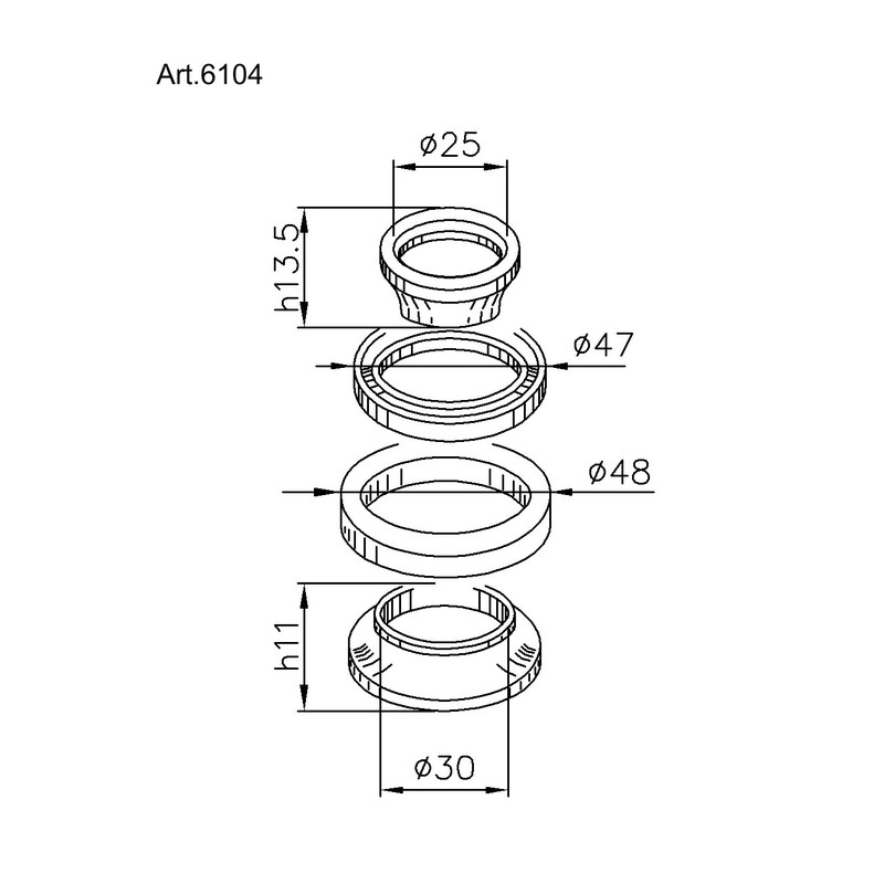Kit rodamientos de columna de dirección BUZZETTI