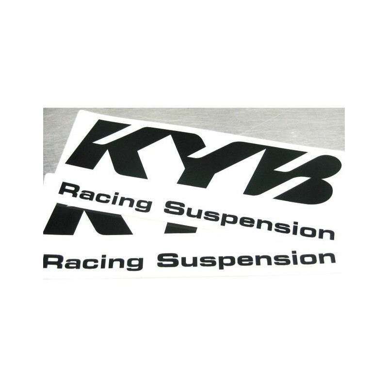 Adhesivo de horquilla blanco KYB