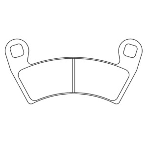 Juego de pastillas sinterizadas CL BRAKES (1229ATV1)