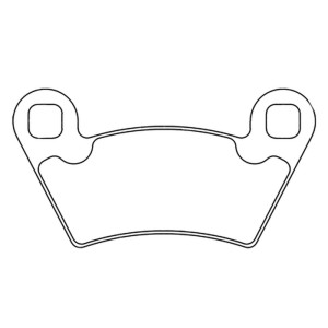 Juego de pastillas sinterizadas CL BRAKES (1230ATV1)