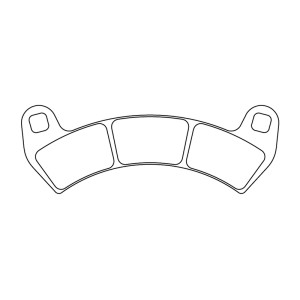 Juego de pastillas sinterizadas CL BRAKES (1247ATV1)