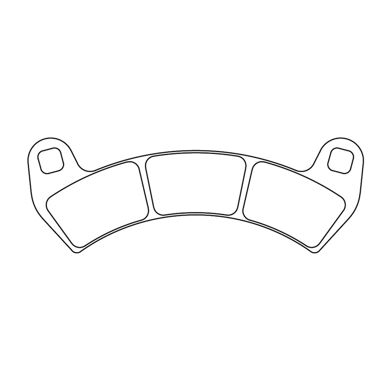 Juego de pastillas sinterizadas CL BRAKES (1247ATV1)