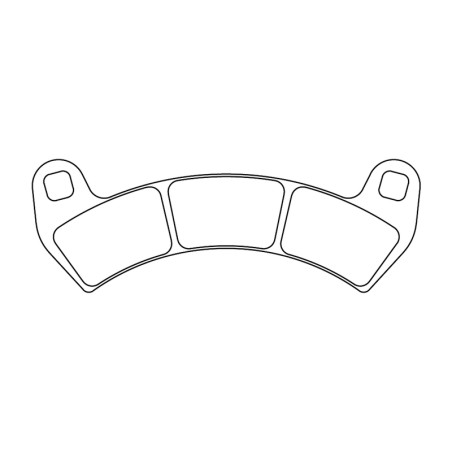 Juego de pastillas sinterizadas CL BRAKES (1247ATV1)