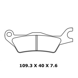 Juego de pastillas sinterizadas CL BRAKES (1258XBK5)