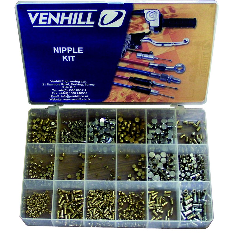 Caja de accesorios para cables Venhill - Tomas de 700 piezas