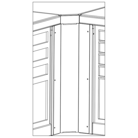 Conexión de esquina para estaciones de trabajo profesional