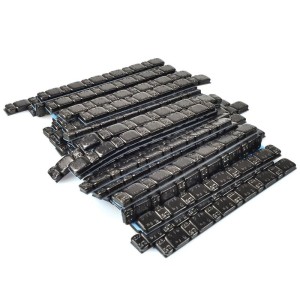 Caja de 50 tiras de 45gr de contrapesos adhesivos llanta color negro