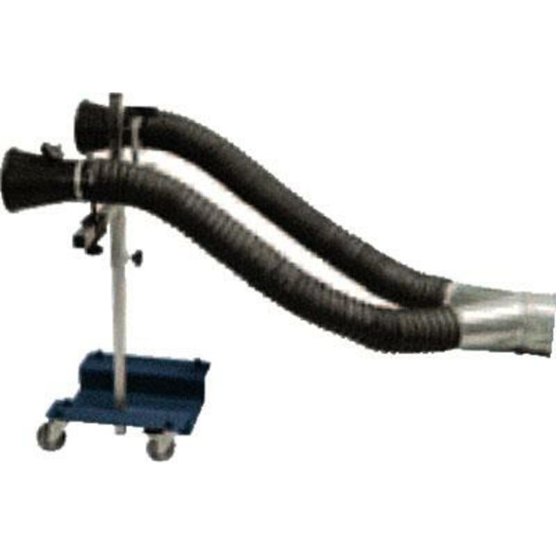 Doble boquerel de goma con soporte FILCAR Ø100mm