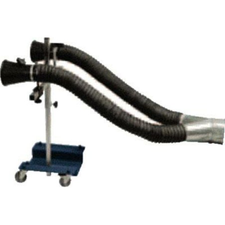 Doble boquerel de goma con soporte FILCAR Ø100mm