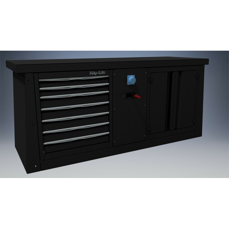 MUEBLE 2M 7 CAJONES/AIRE-ELECTRICIDAD/ARMARIO BIKE LIFT - MF-BL2000...