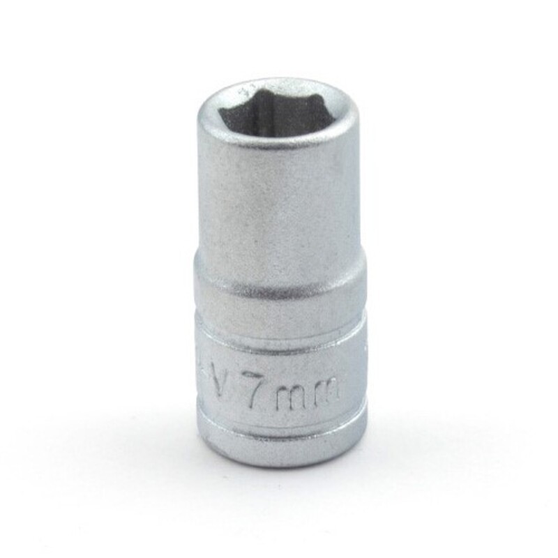 LLAVE DE VASO HEXAGONAL 1/4"" 7 MM