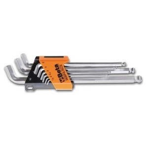 JUEGO DE LLAVES ALLEN CABEZA ESFÉRICA CON SOPORTE BETA (96 BPA/SC9)