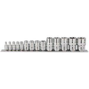 Juego de 14 vasos torx1/2-3/8'' DRAPER