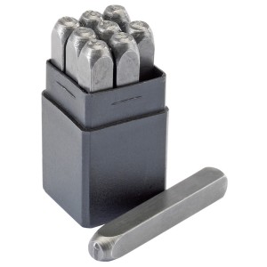 Juego de cifras 0-9 de golpe DRAPER 4,5mm 3/16''