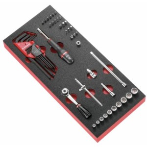 Módulo de vasos & carraca FACOM 1/4'' - Bandeja de espuma