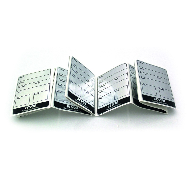 Etiquetas de mantenimiento KYB, paquete 10 PACK