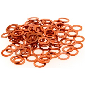 Arandela cobre 8X12X1,0 Bolsa de 100 piezas R080120BC/100
