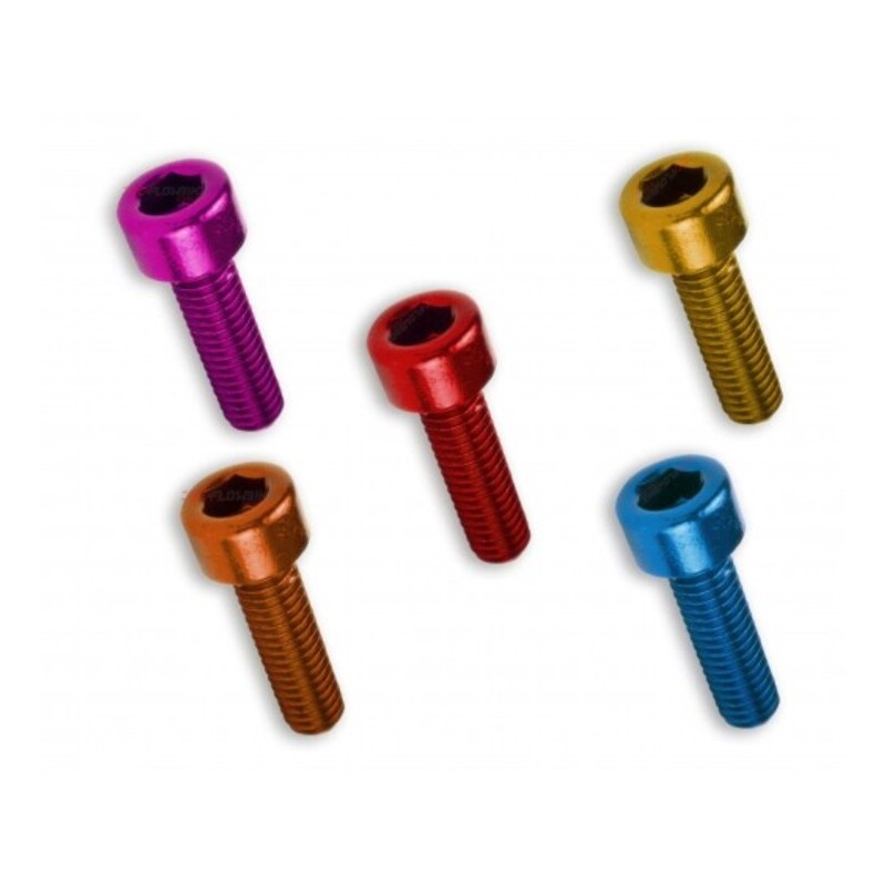 Kit 6 tornillos allen cabeza cilindrica M8x50 oro V PARTS