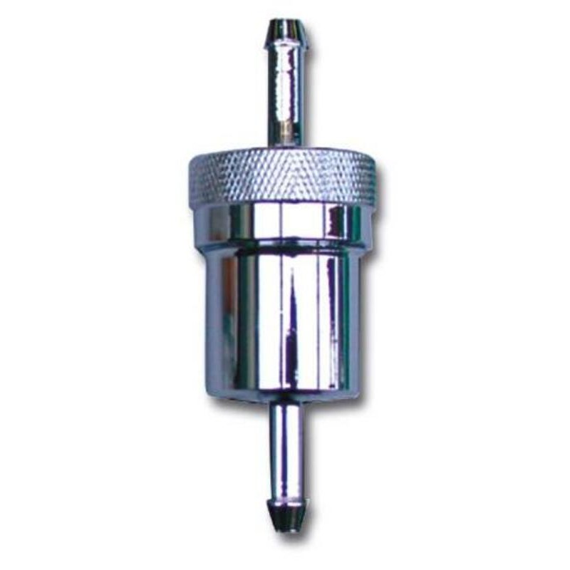 Filtro de gasolina BIHR redondo alu anodizado desmontable L-75mm