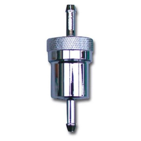 Filtro de gasolina BIHR redondo alu anodizado desmontable L-75mm