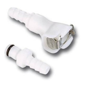 Enchufe rápido macarrón gasolina blanco MOTION PRO Ø8mm