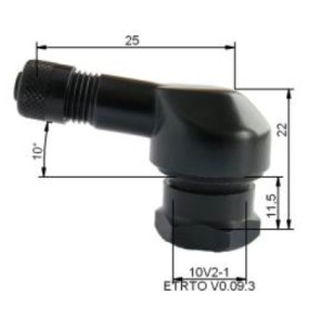 Válvula neumático PROVAC aluminio Ø11,5mm - x10