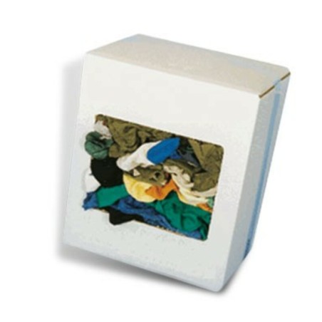 Caja de 10 kg de trapos de algodón BIHR