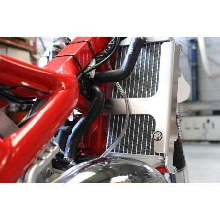 Protector de radiador AXP aluminio rojo Beta RR125