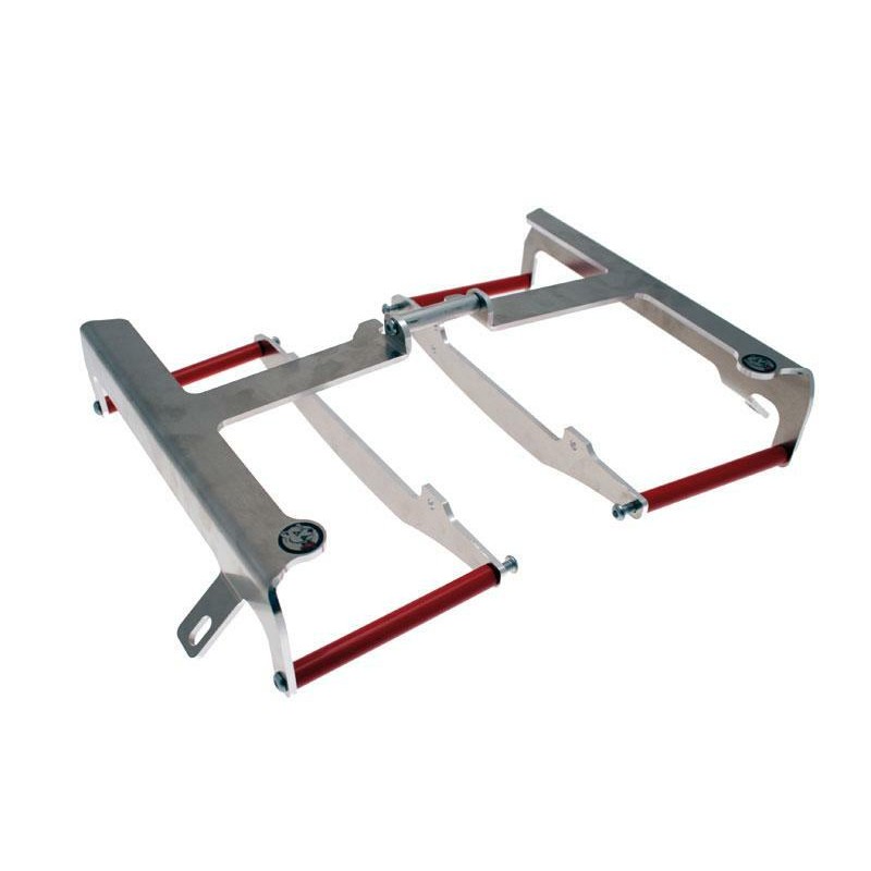 Protectores de radiador aluminio rojo AXP Honda AX3032