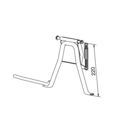 Caballete central completo 12''/14'' BUZZETTI