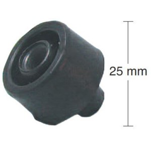 Tope de goma para caballete central 25mm BUZZETTI
