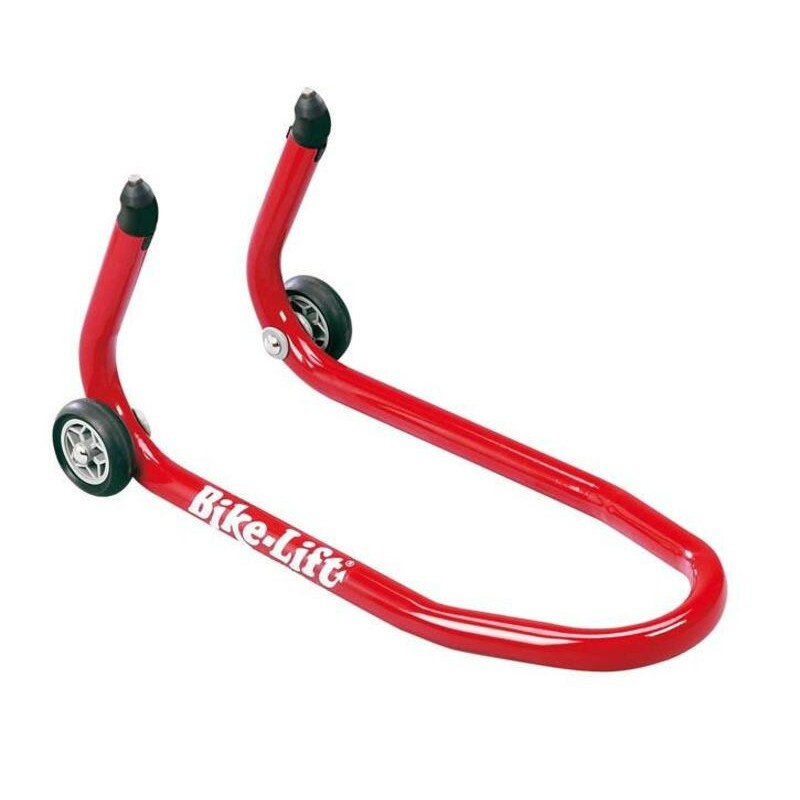 Caballete delantero para horquilla perforada BIKE LIFT rojo - FS-9
