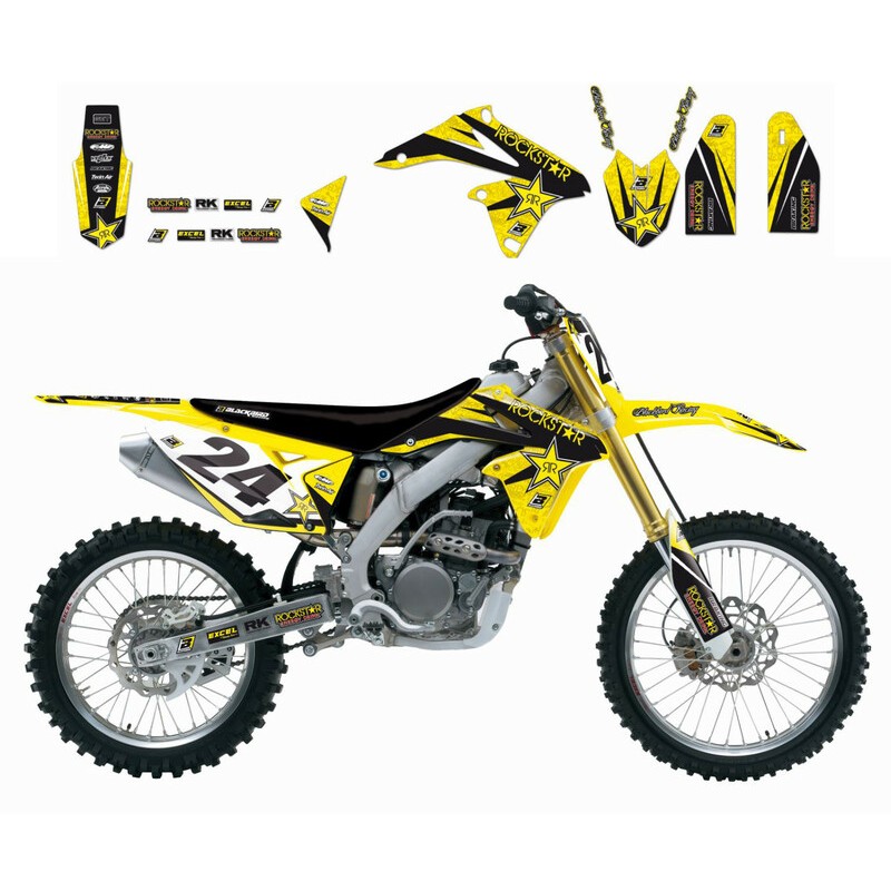 Kit de adhesivos Blackbird Rockstar Energy Suzuki 2316L