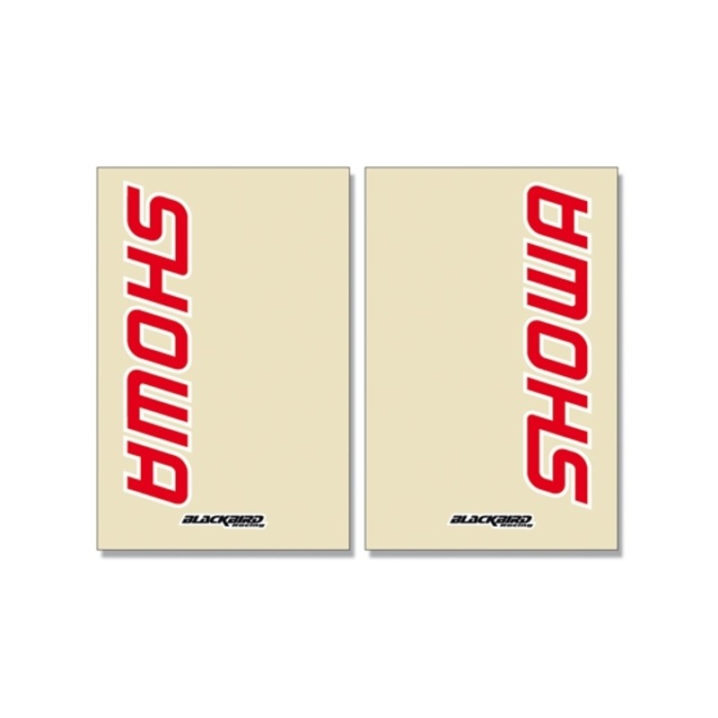 Adhesivo de horquilla Blackbird Crystal trasparente Showa 2 Pcs 5045S