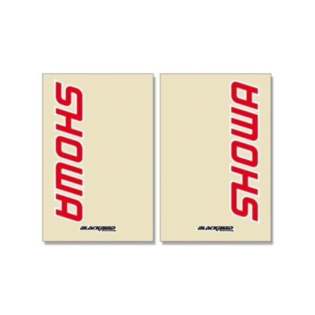 Adhesivo de horquilla Blackbird Crystal trasparente Showa 2 Pcs 5045S