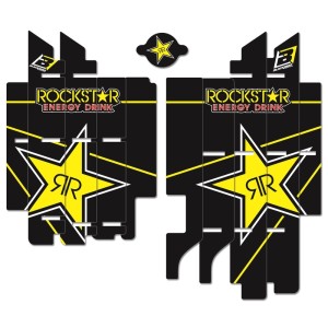 Adhesivos rejillas de radiador Blackbird Suzuki Rockstar A304L